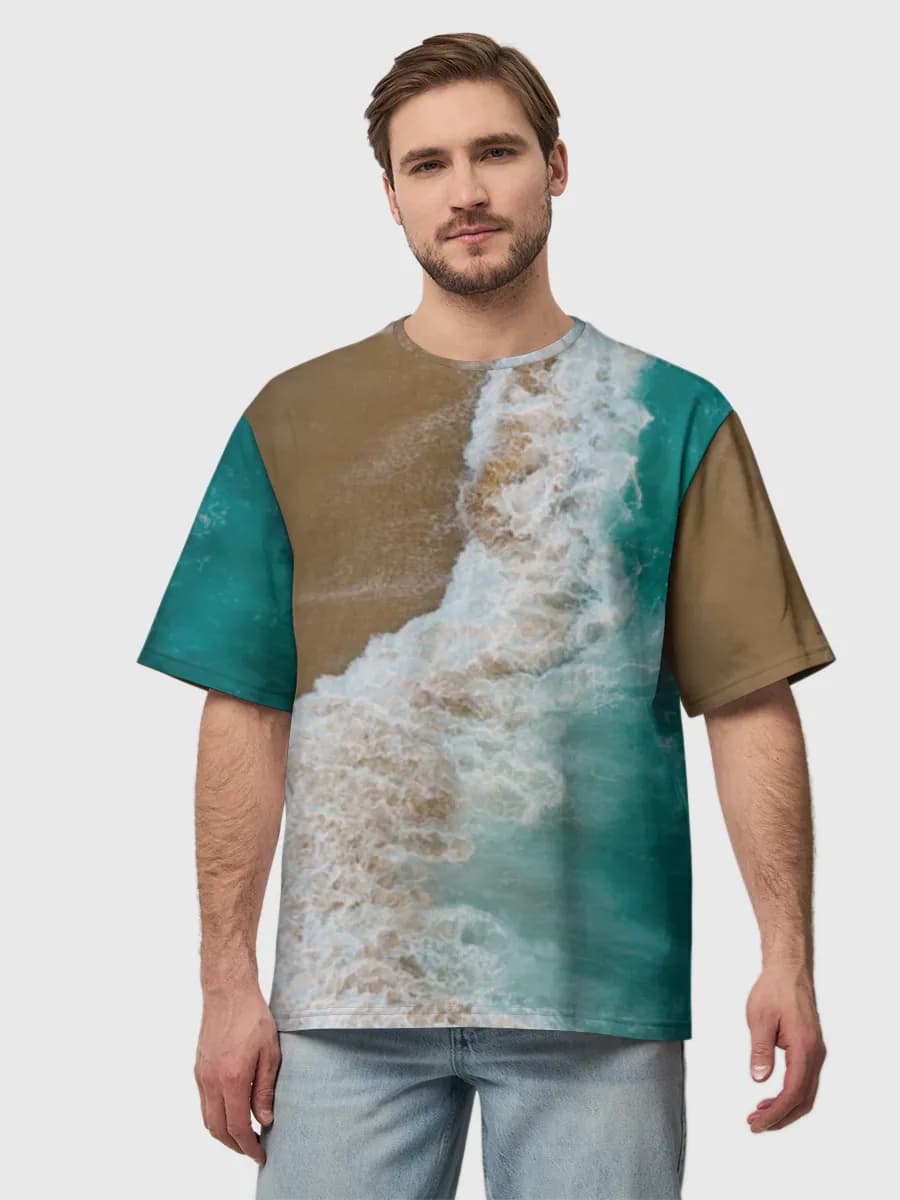 Men's oversized cotton T-shirt