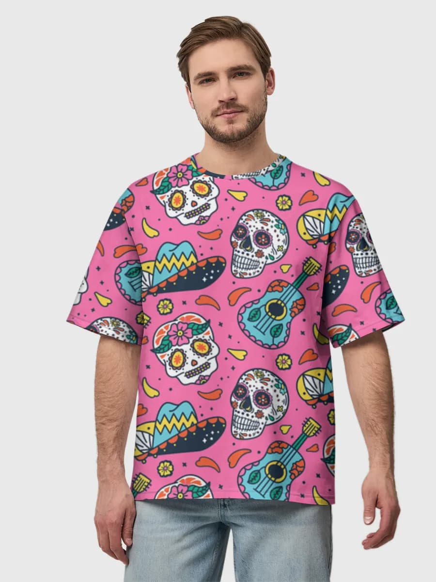 Men's oversized cotton T-shirt