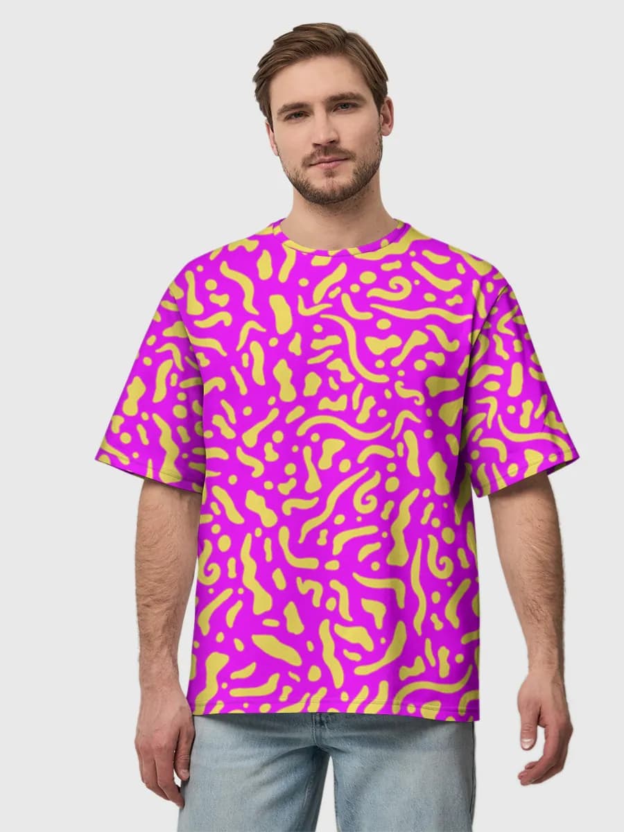 Men's oversized cotton T-shirt