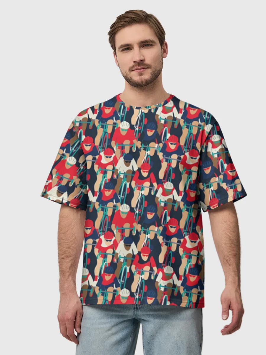 Men's oversized cotton T-shirt
