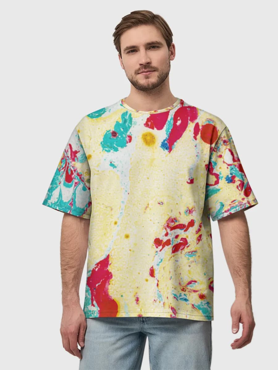 Men's oversized cotton T-shirt