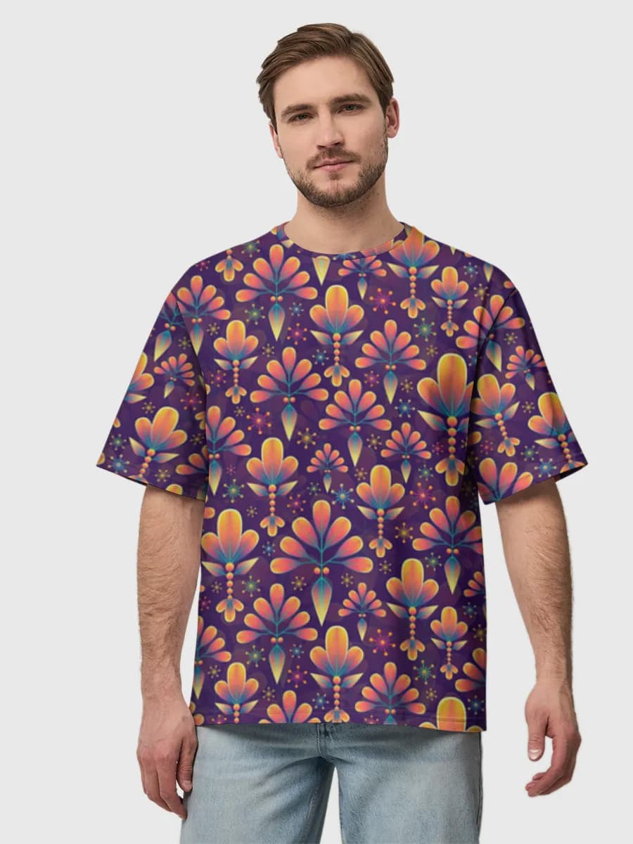 Men's oversized cotton T-shirt