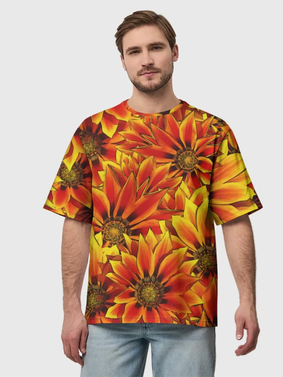 Men's oversized cotton T-shirt