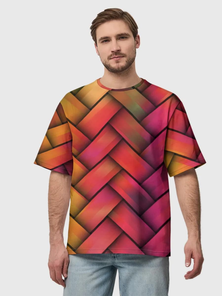 Men's oversized cotton T-shirt