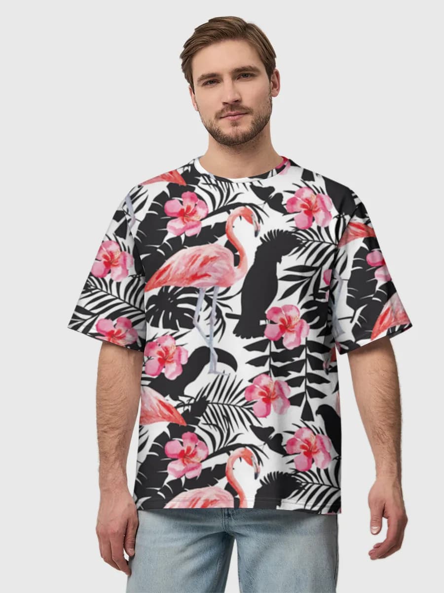 Men's oversized cotton T-shirt