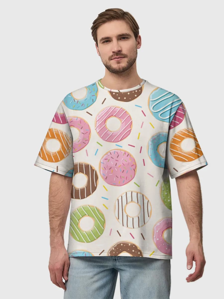 Men's oversized cotton T-shirt