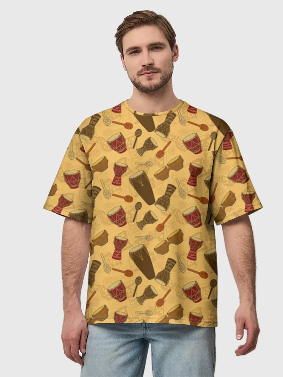 Men's oversized cotton T-shirt