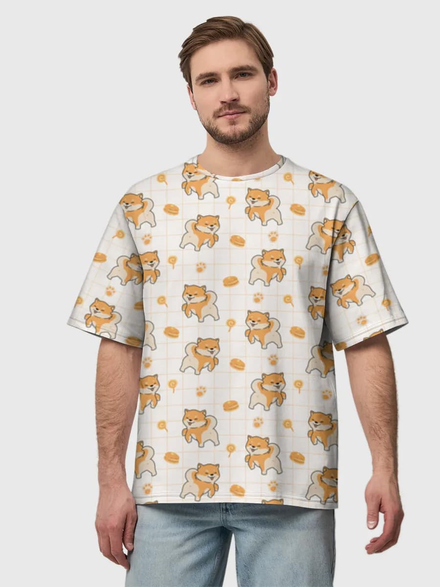Men's oversized cotton T-shirt