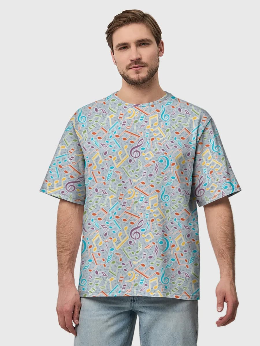 Men's oversized cotton T-shirt