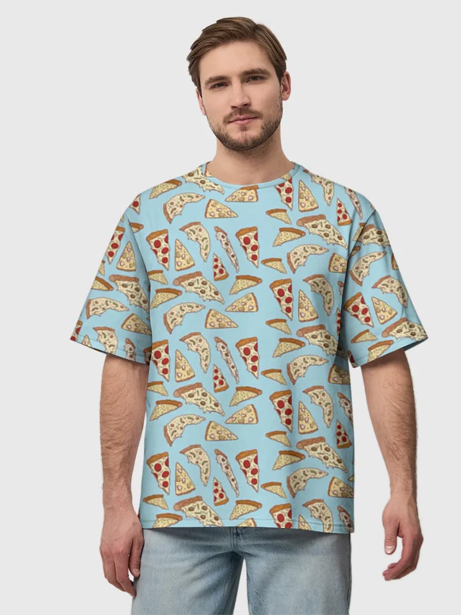 Men's oversized cotton T-shirt