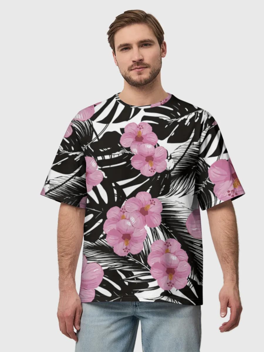 Men's oversized cotton T-shirt
