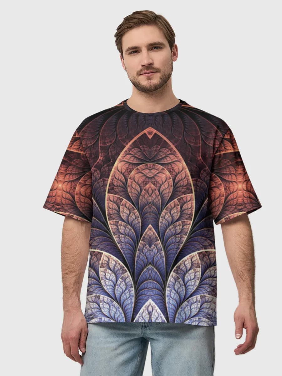 Men's oversized cotton T-shirt