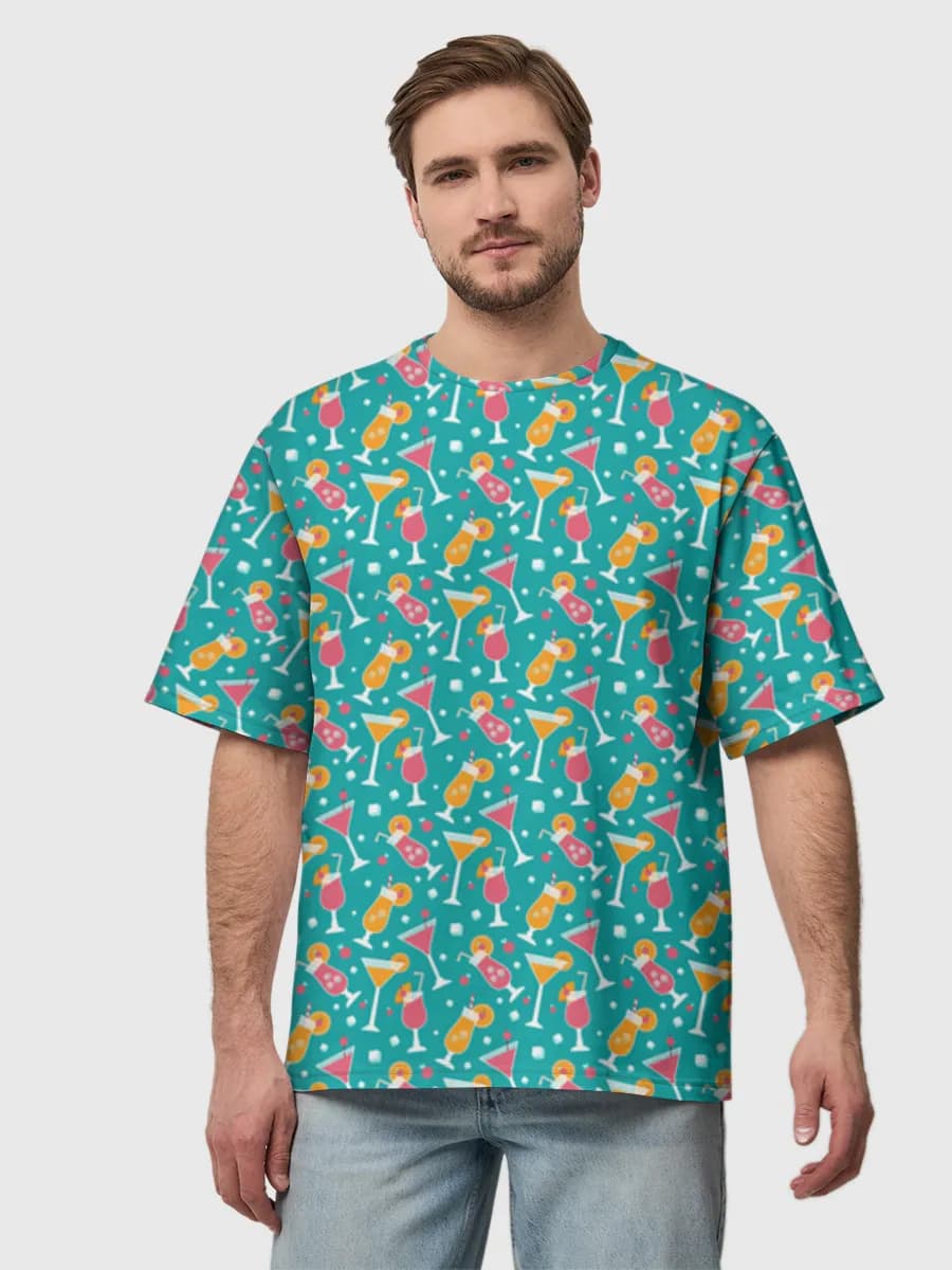 Men's oversized cotton T-shirt