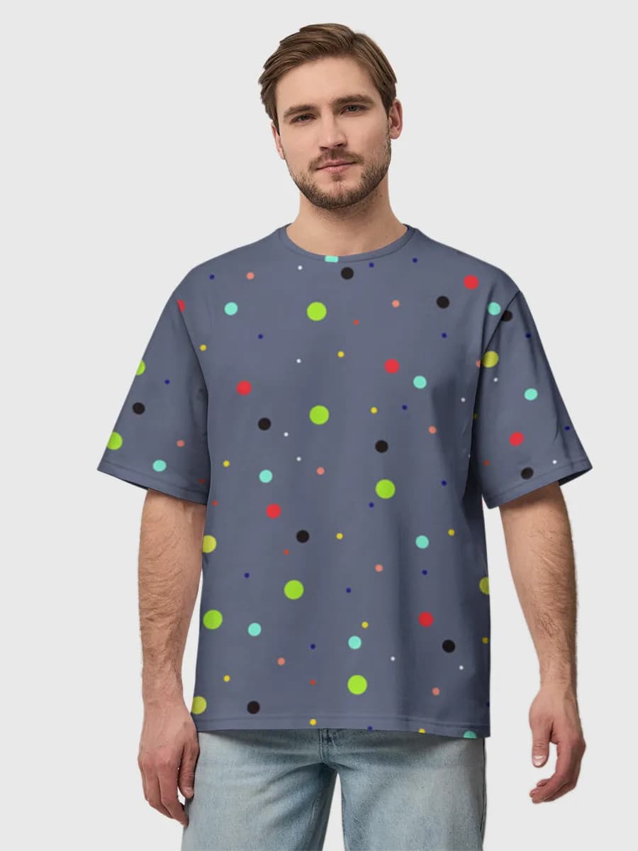 Men's oversized cotton T-shirt