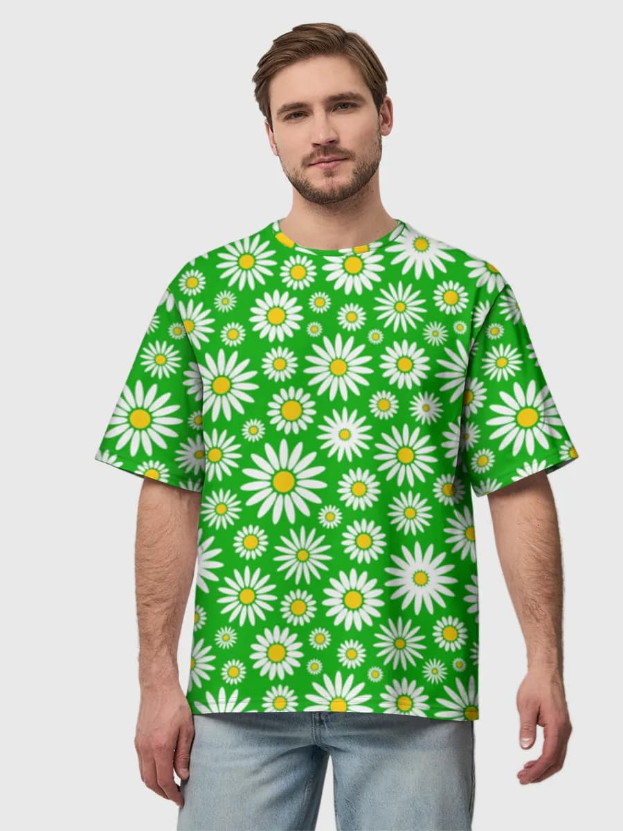 Men's oversized cotton T-shirt