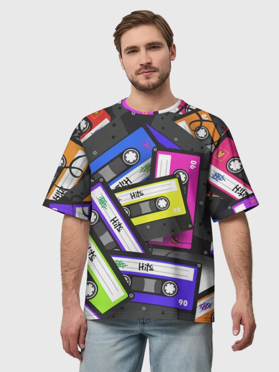 Men's oversized cotton T-shirt