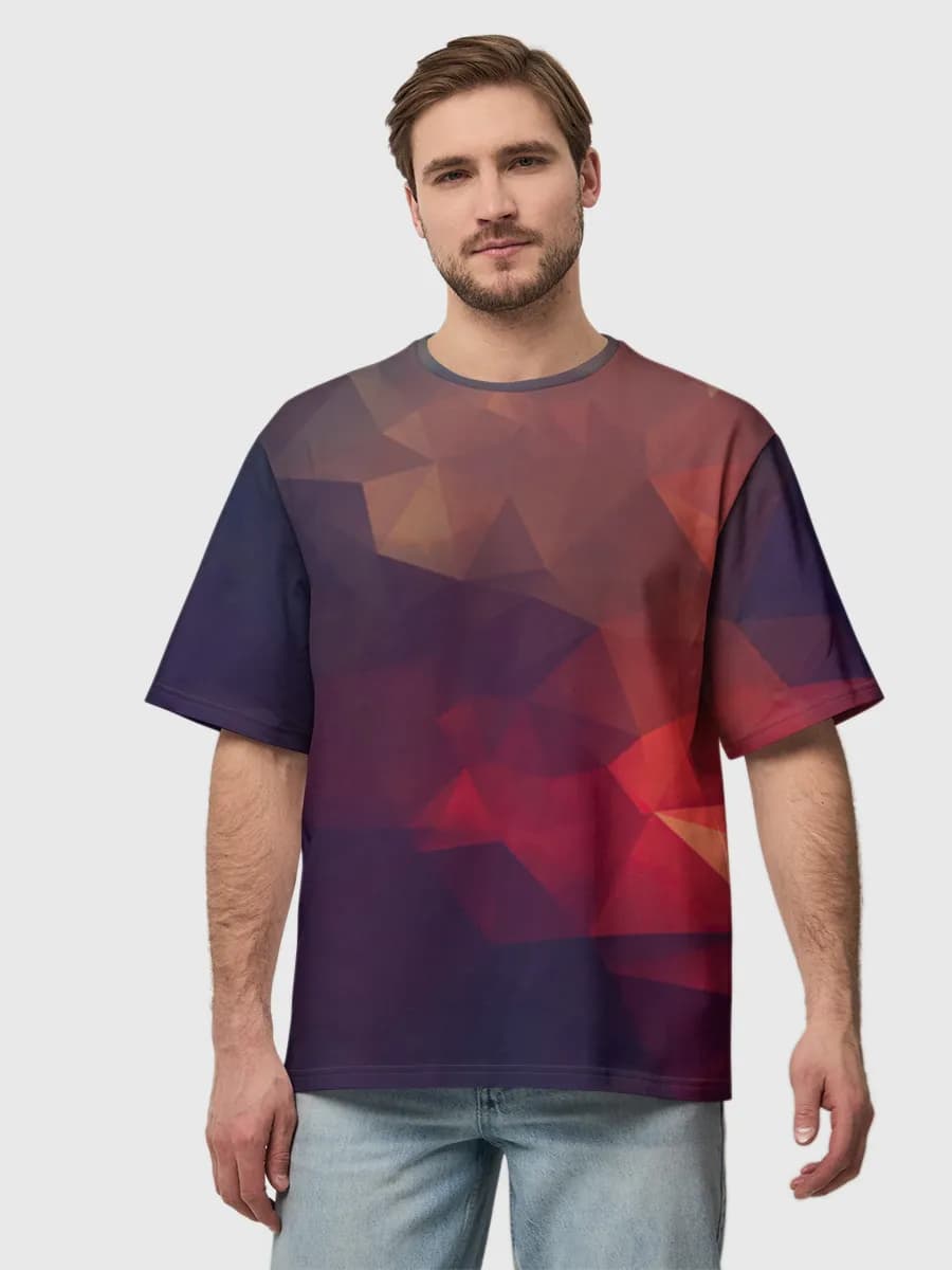 Men's oversized cotton T-shirt