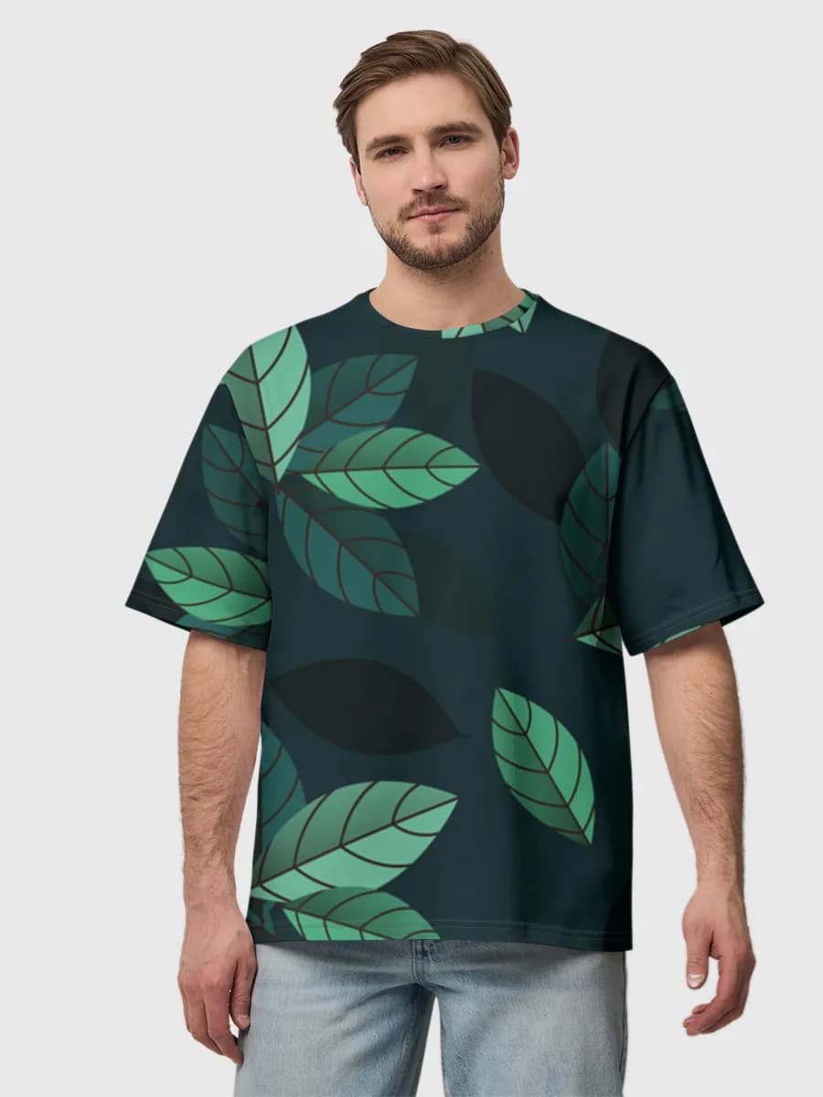 Men's oversized cotton T-shirt