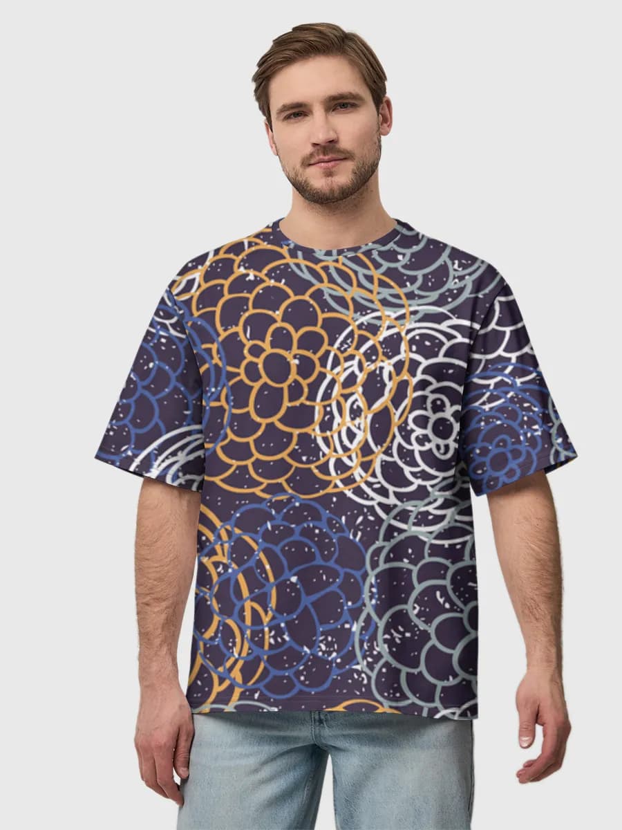 Men's oversized cotton T-shirt