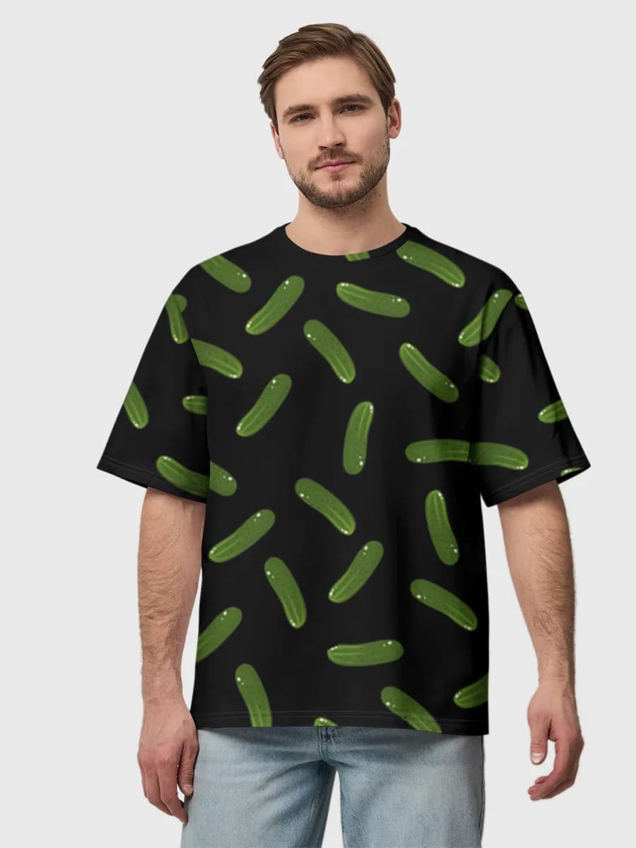 Men's oversized cotton T-shirt