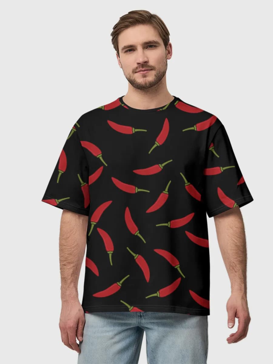 Men's oversized cotton T-shirt