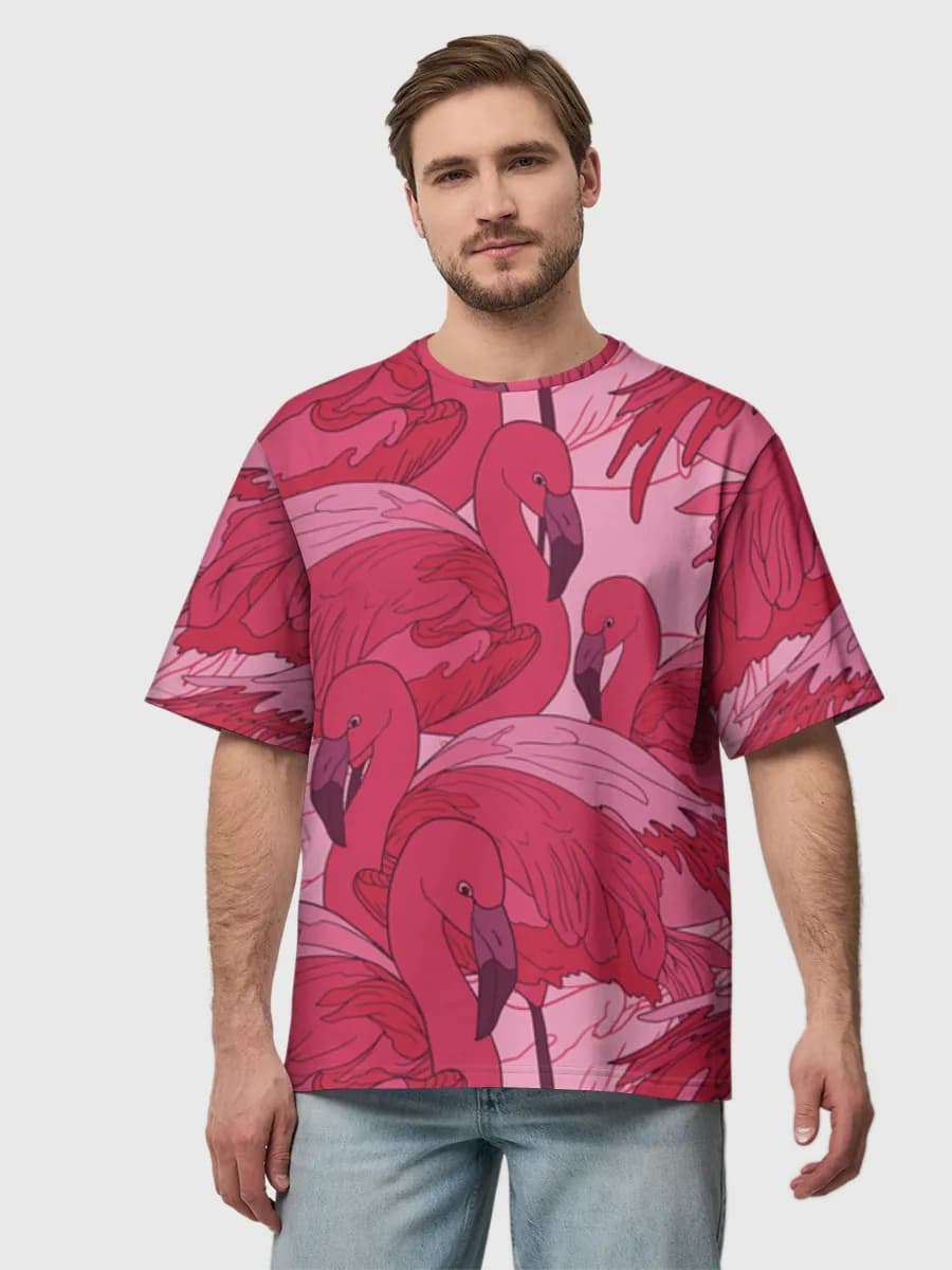 Men's oversized cotton T-shirt