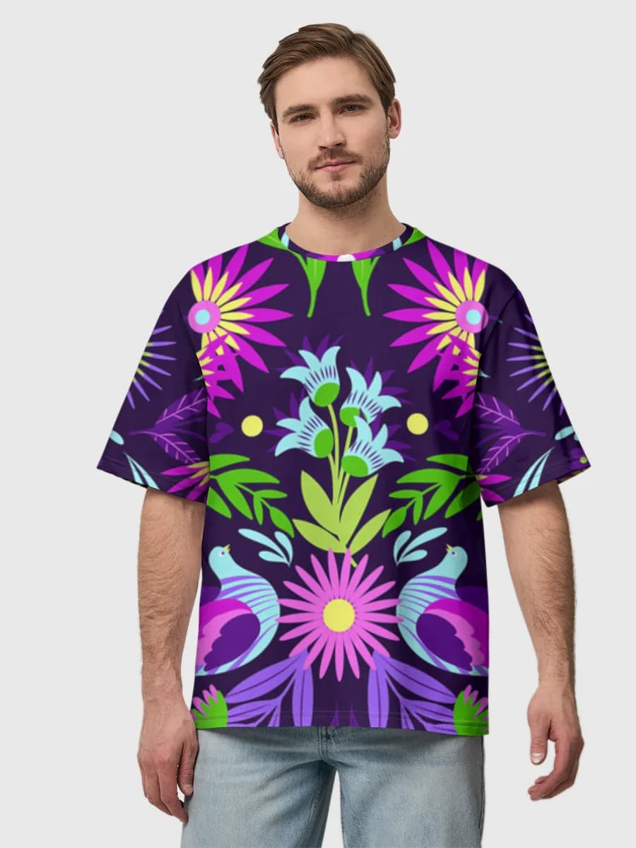 Men's oversized cotton T-shirt