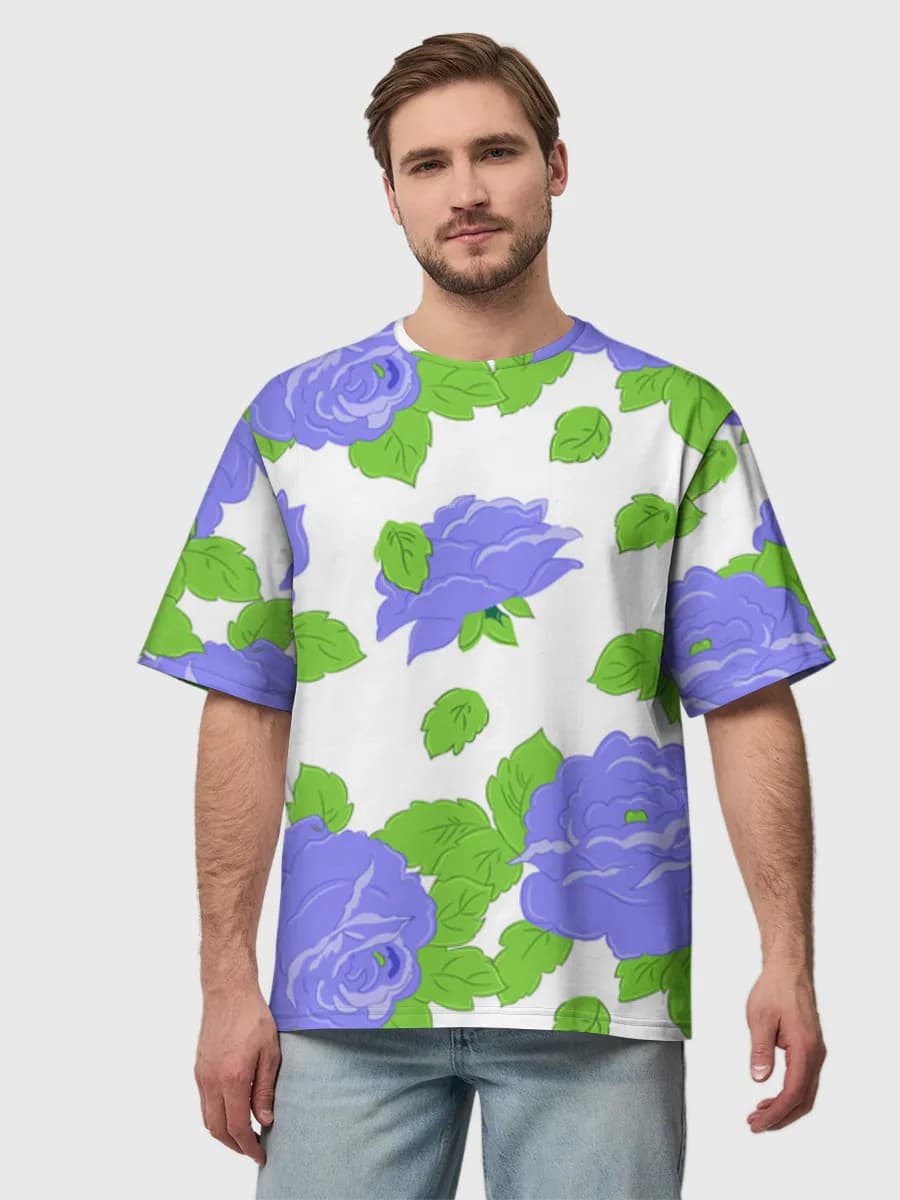 Men's oversized cotton T-shirt