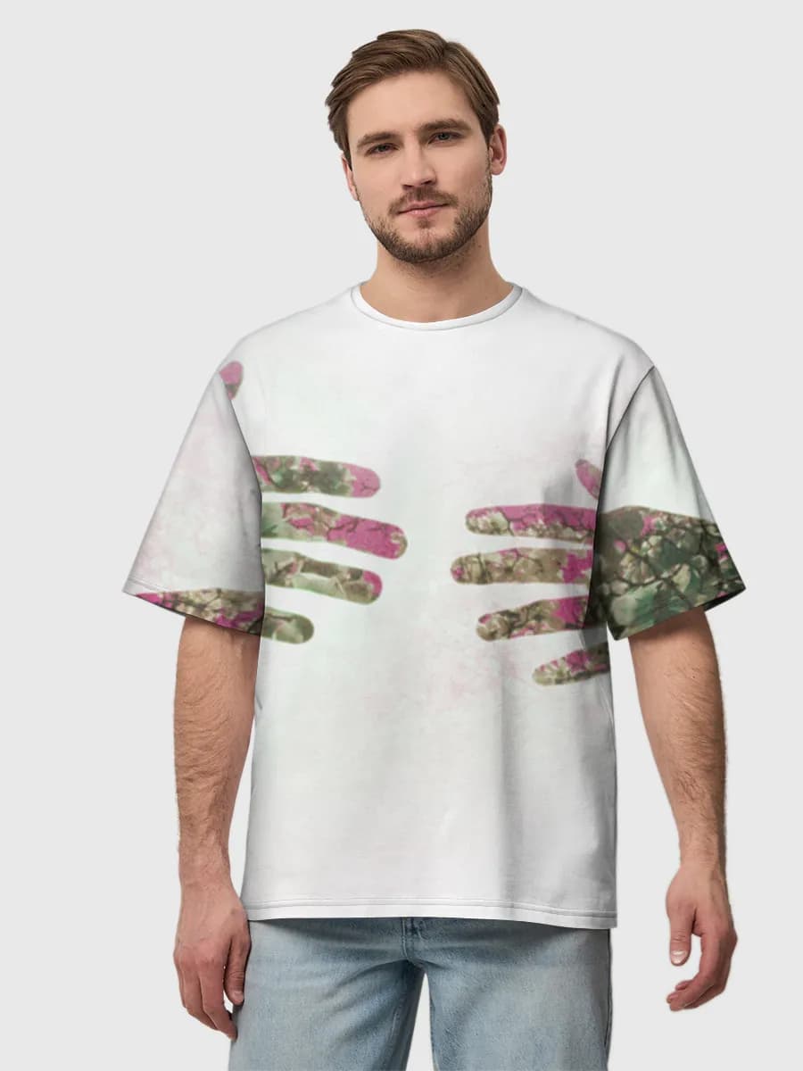 Men's oversized cotton T-shirt