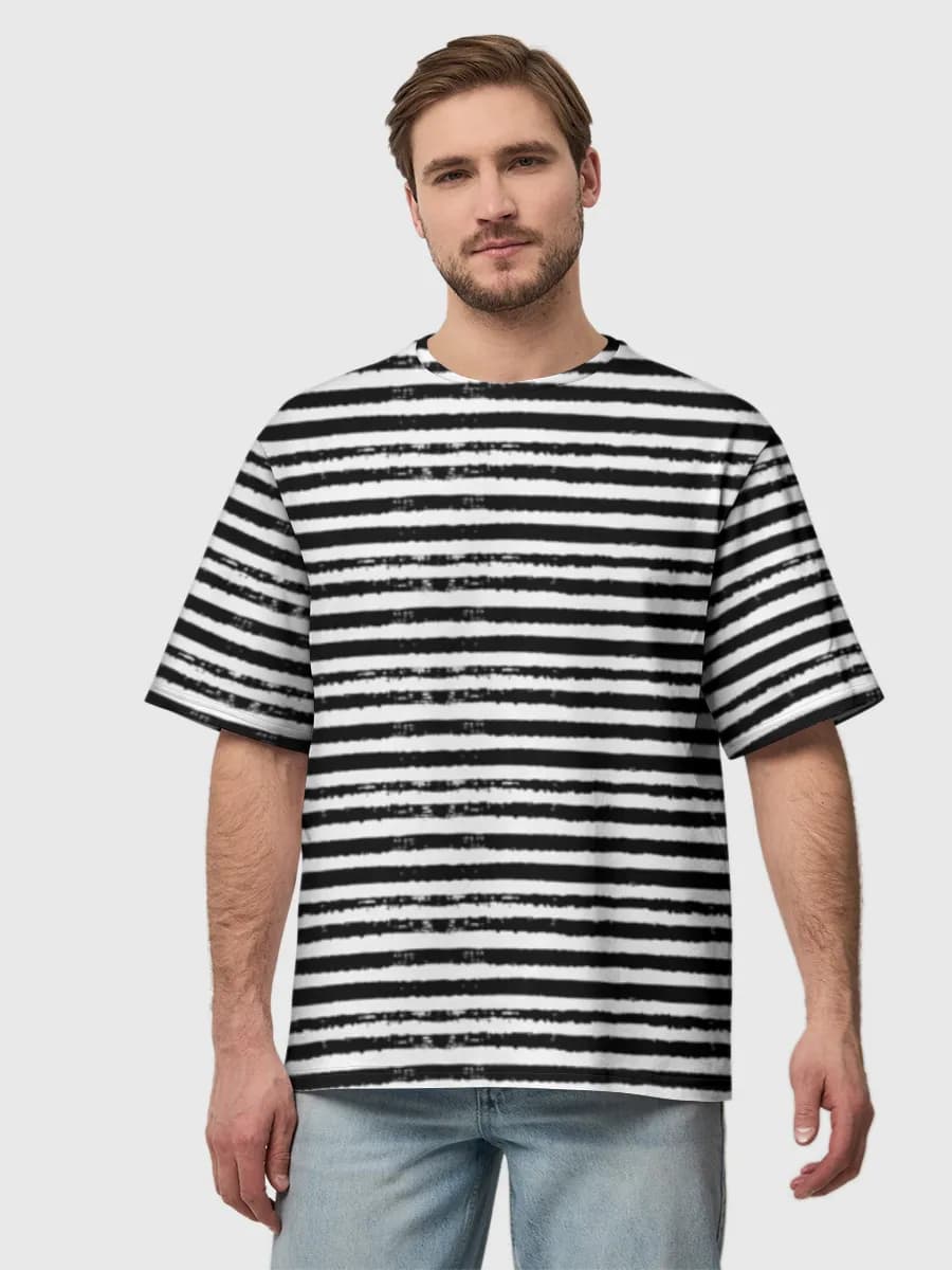 Men's oversized cotton T-shirt
