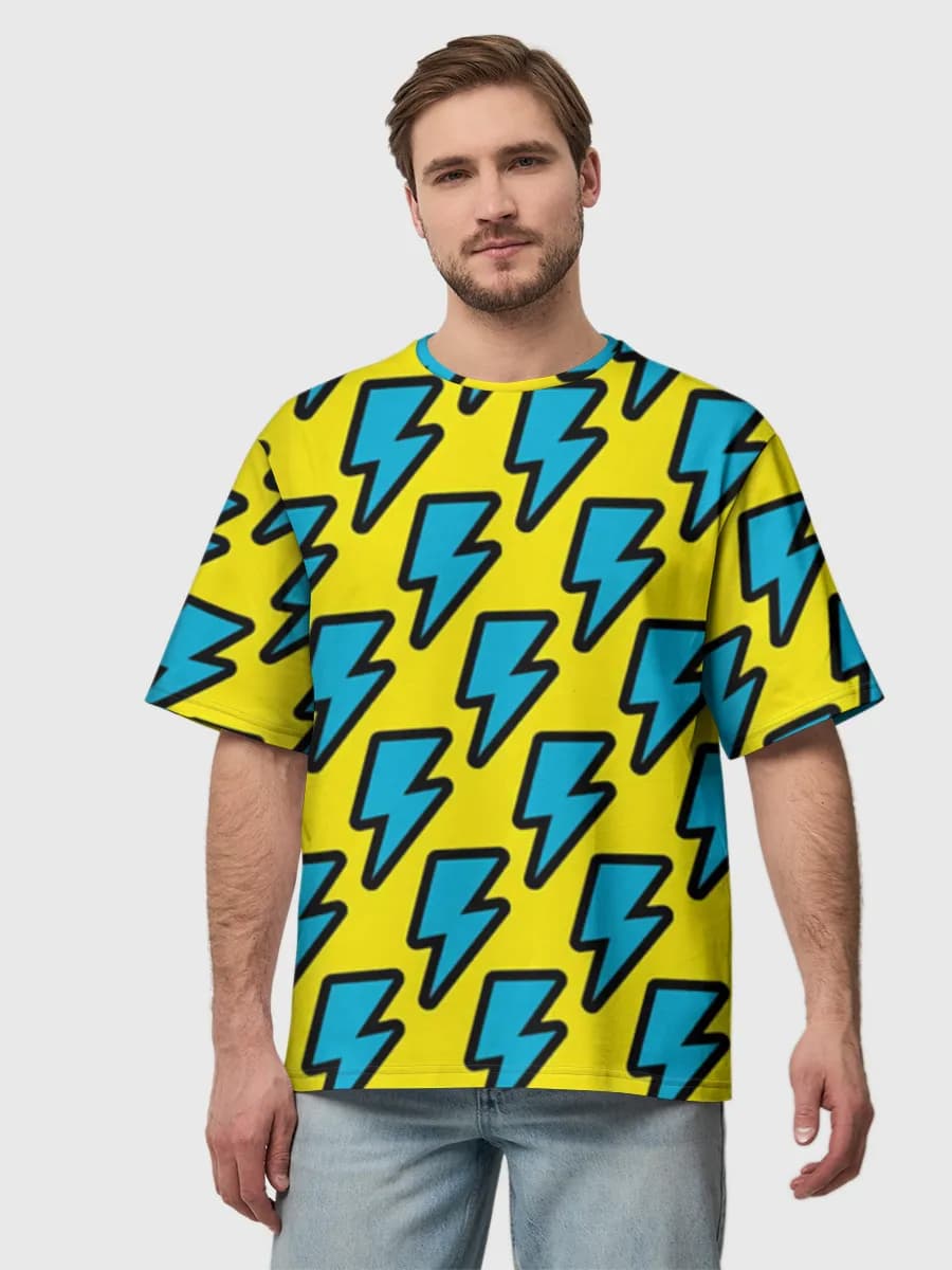 Men's oversized cotton T-shirt