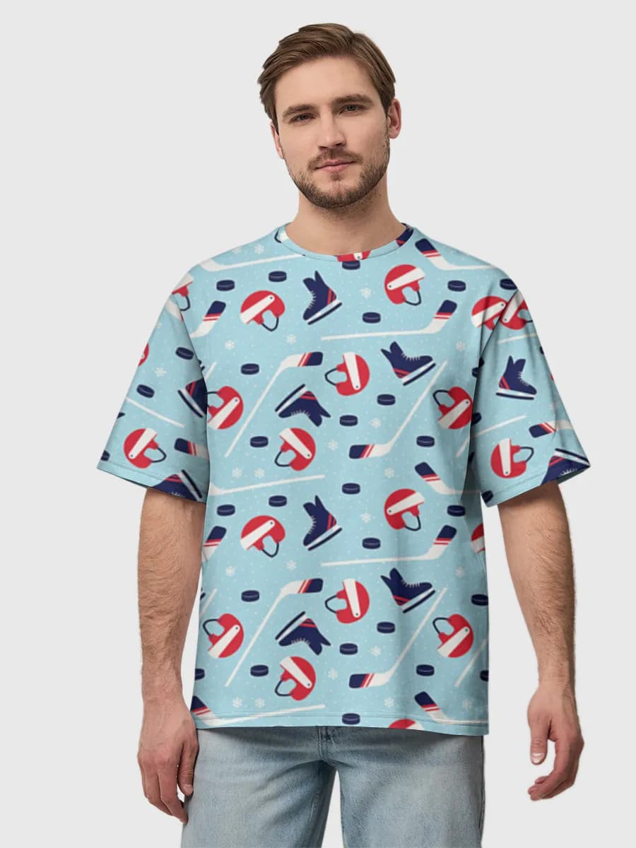 Men's oversized cotton T-shirt