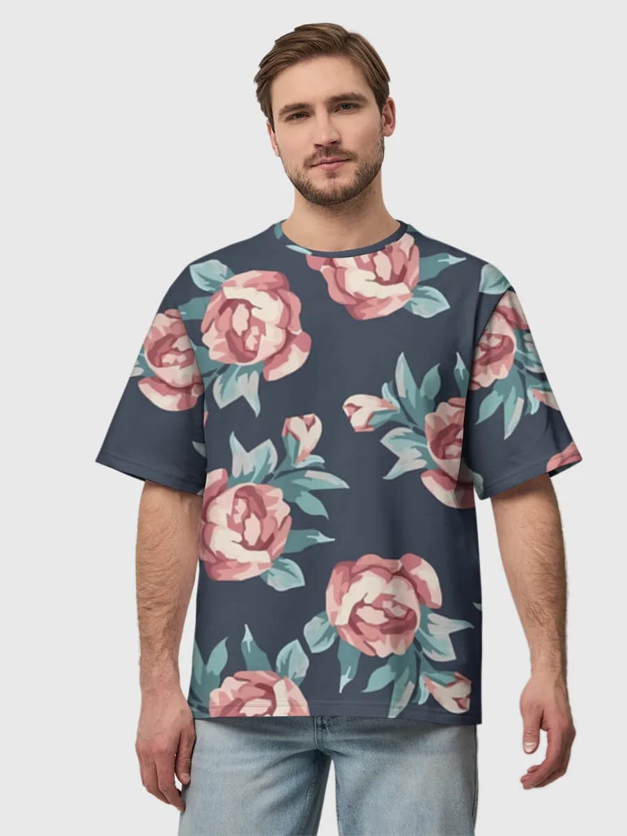 Men's oversized cotton T-shirt