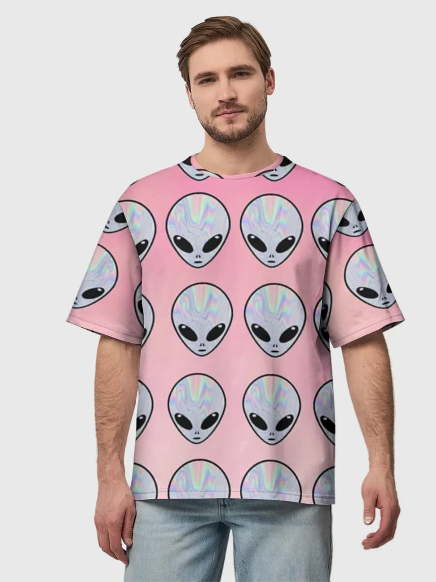 Men's oversized cotton T-shirt