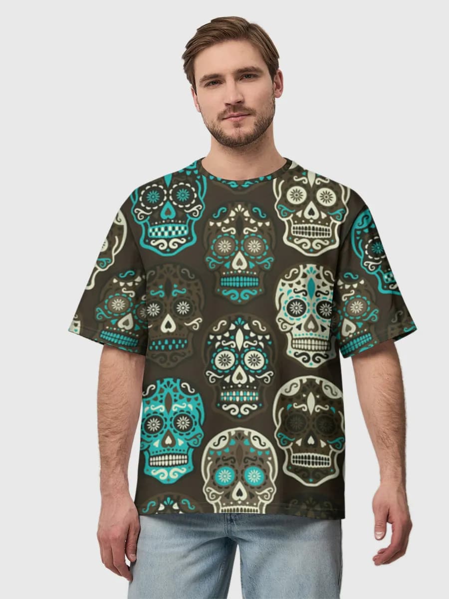 Men's oversized cotton T-shirt