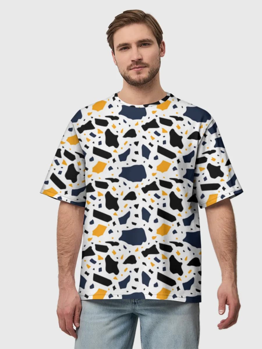 Men's oversized cotton T-shirt