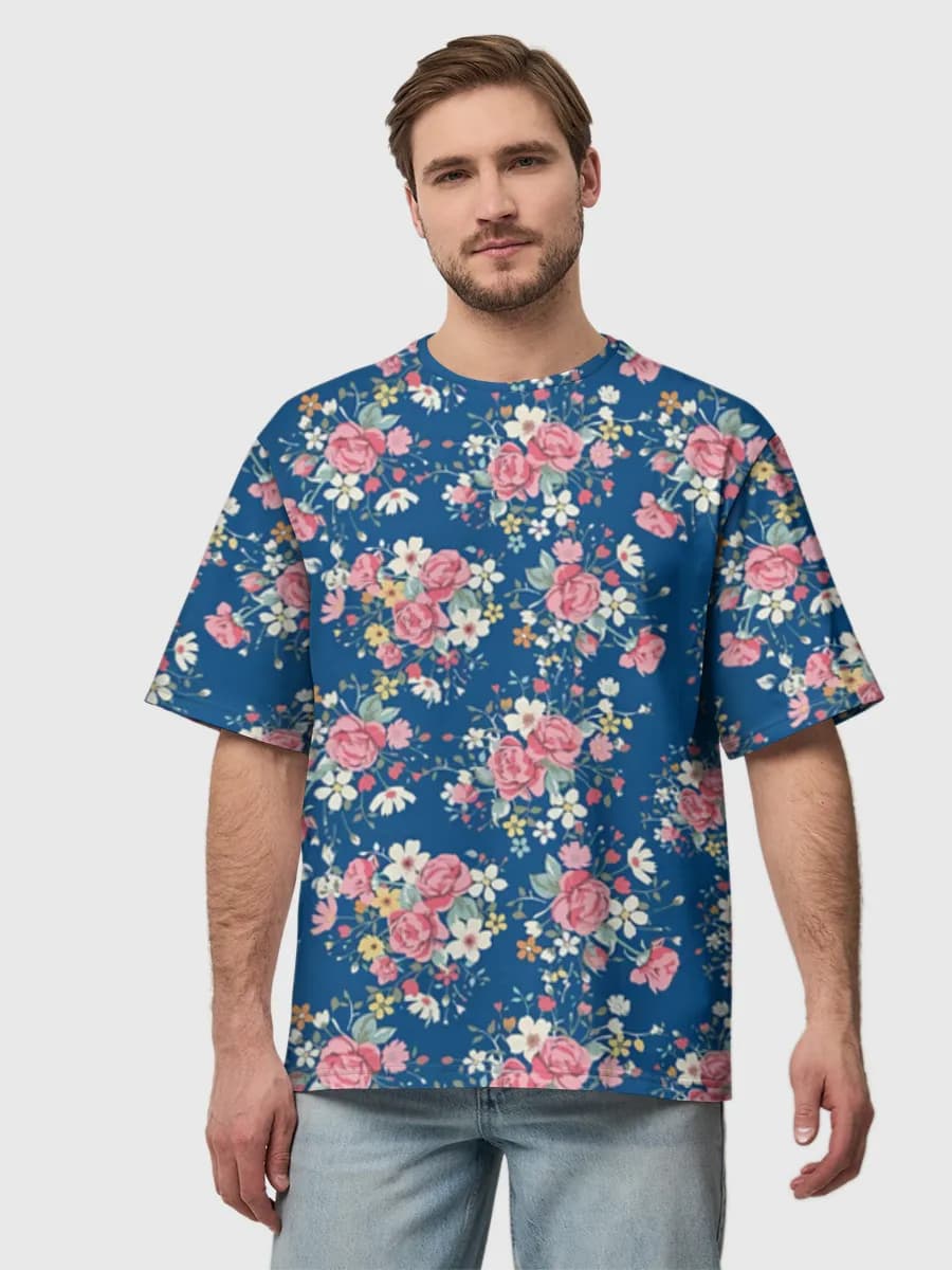 Men's oversized cotton T-shirt