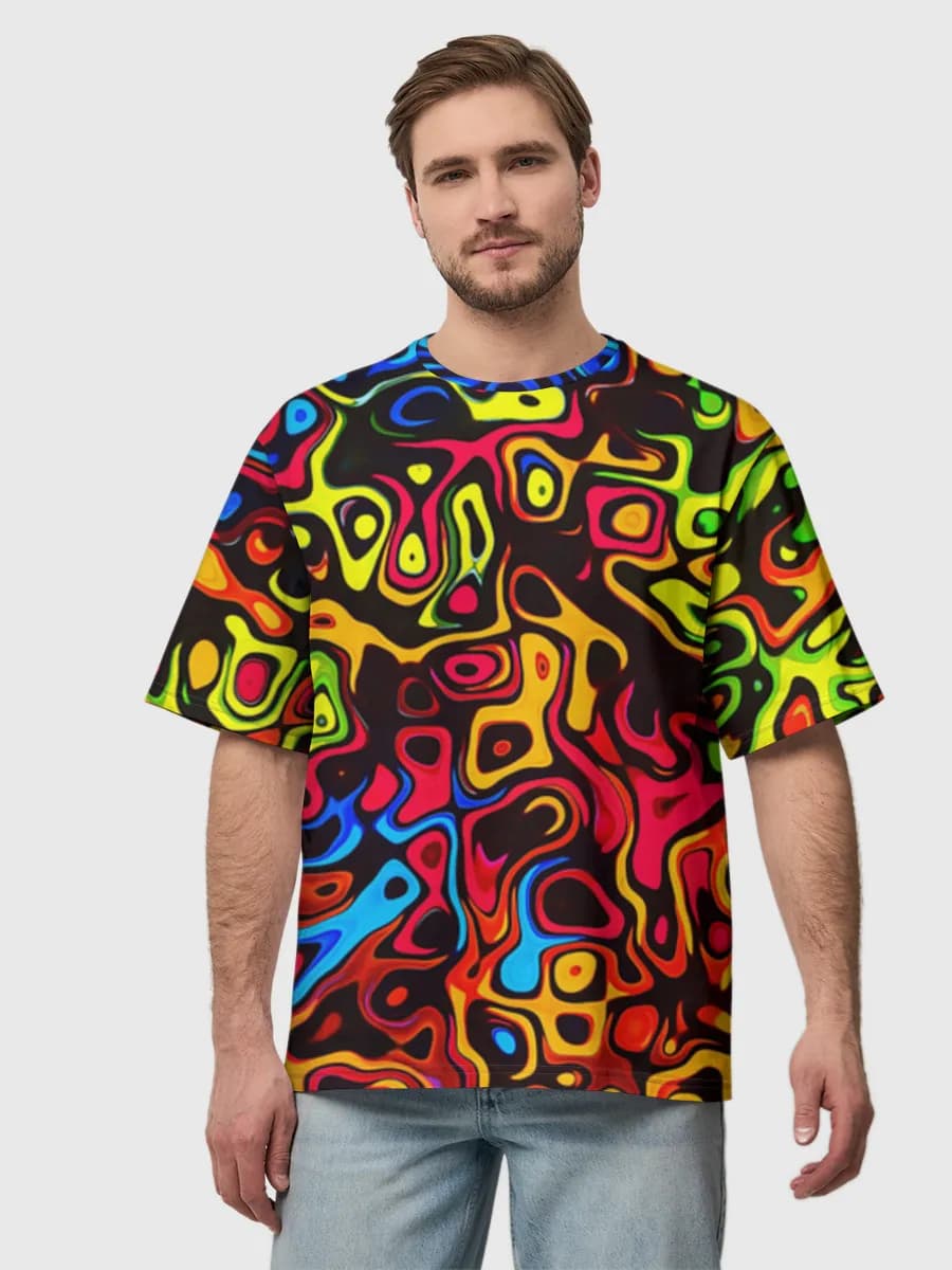 Men's oversized cotton T-shirt