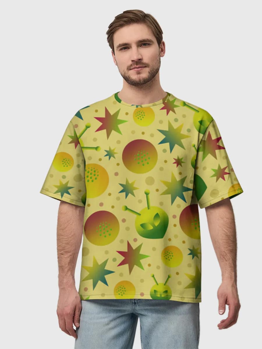 Men's oversized cotton T-shirt
