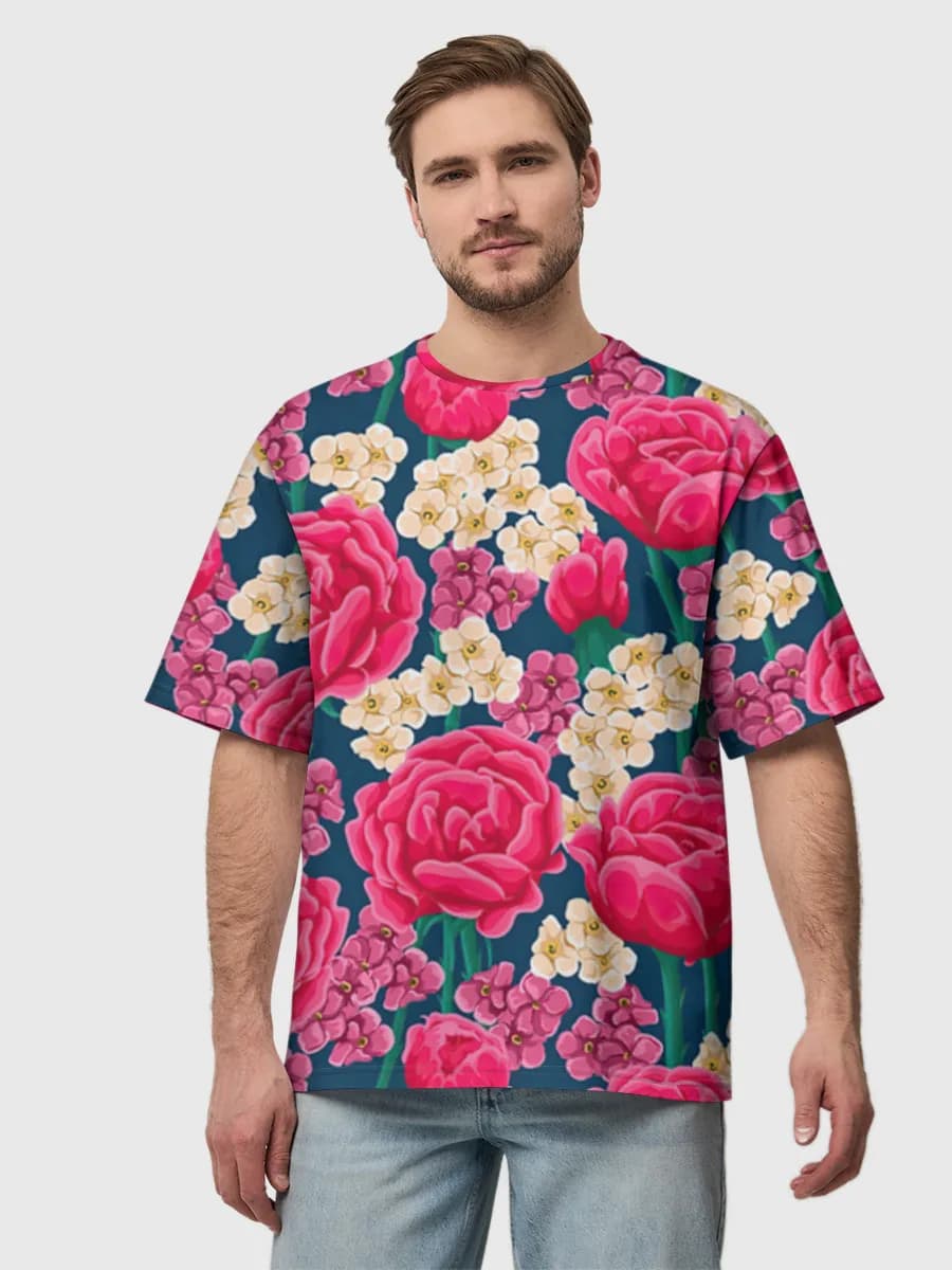 Men's oversized cotton T-shirt