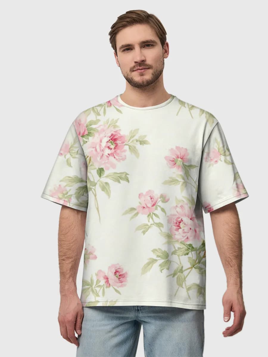 Men's oversized cotton T-shirt