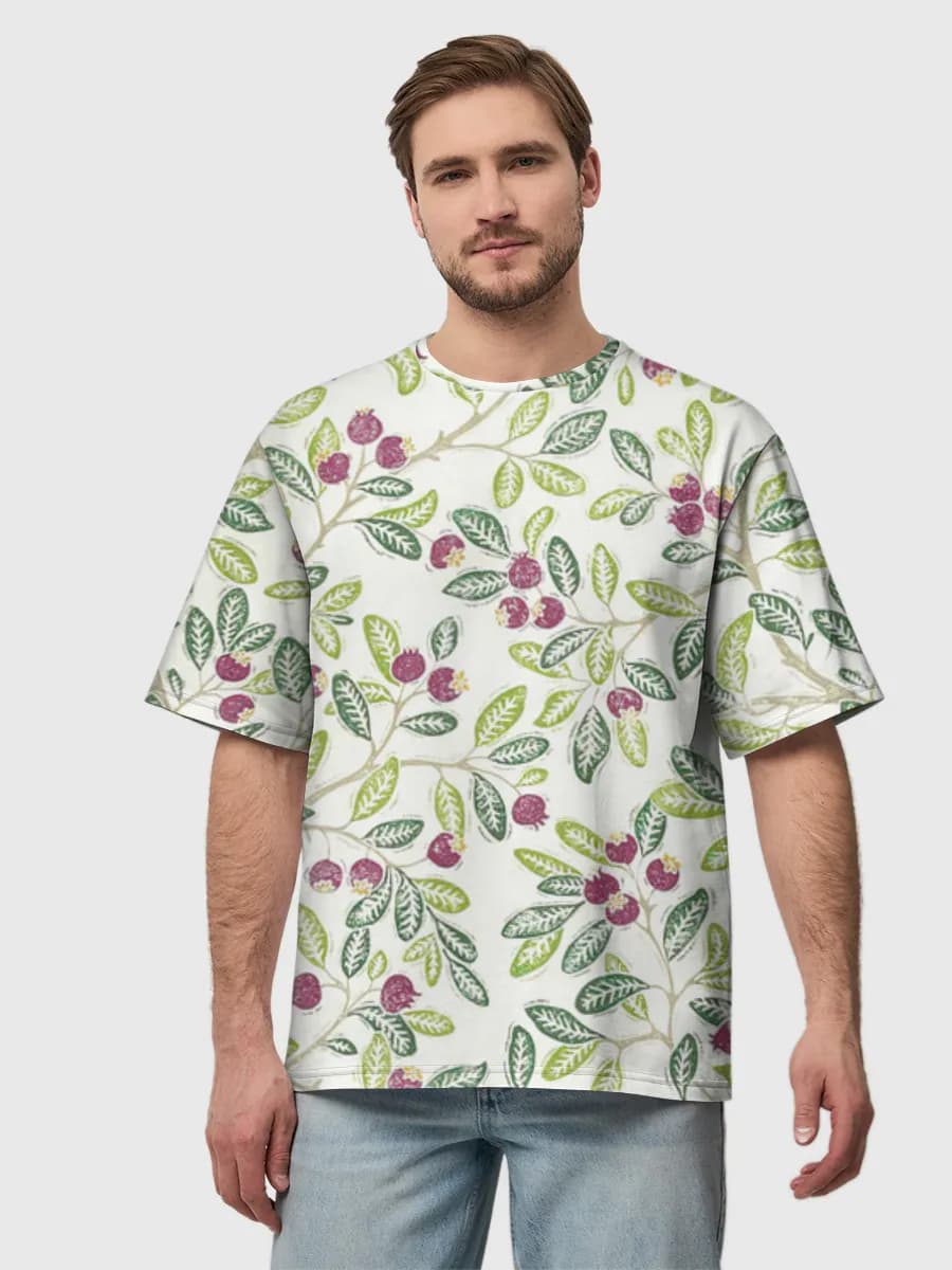 Men's oversized cotton T-shirt