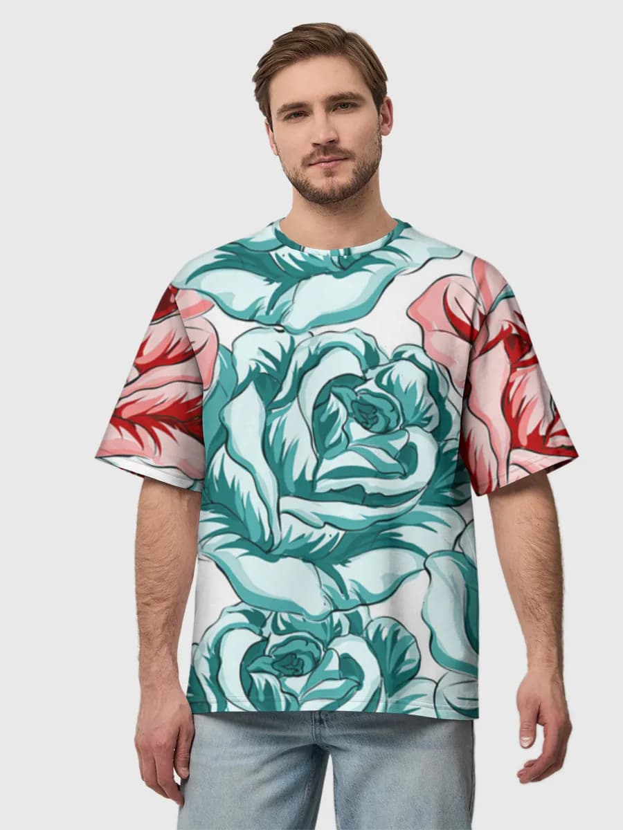 Men's oversized cotton T-shirt