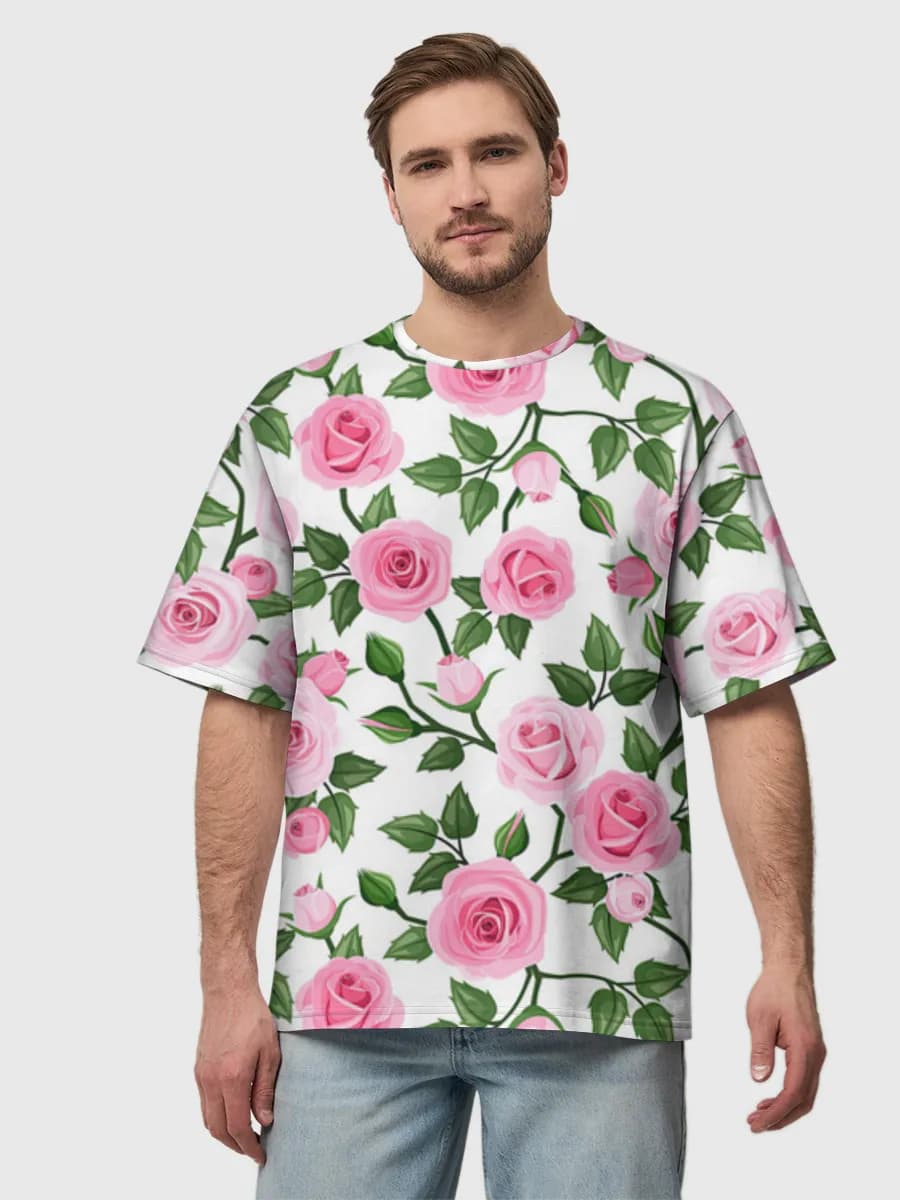 Men's oversized cotton T-shirt