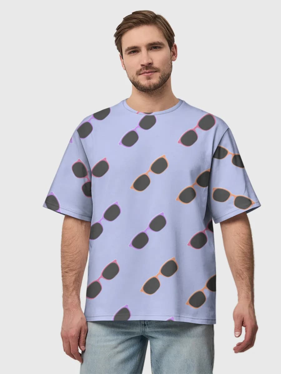 Men's oversized cotton T-shirt
