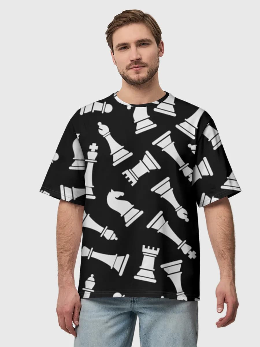 Men's oversized cotton T-shirt
