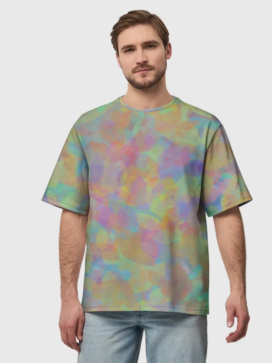 Men's oversized cotton T-shirt