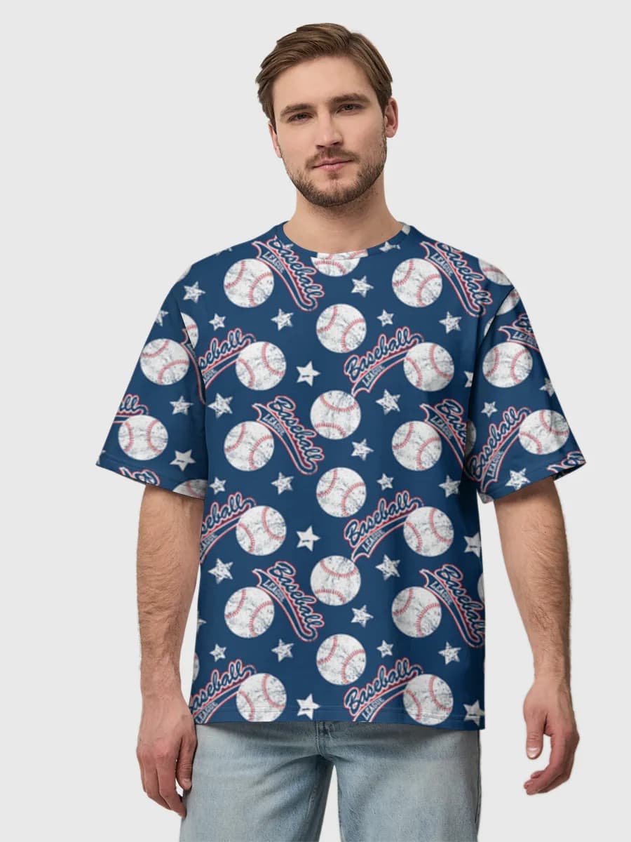Men's oversized cotton T-shirt