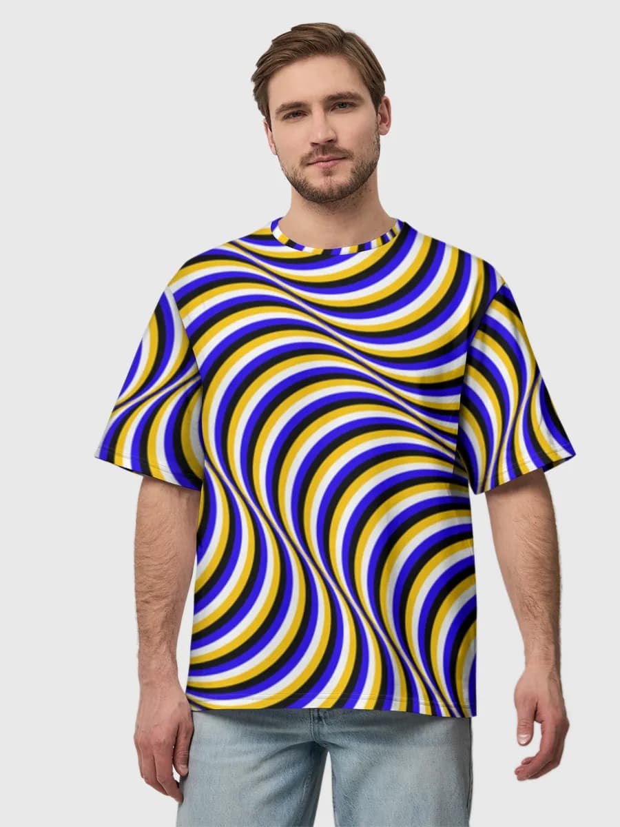 Men's oversized cotton T-shirt