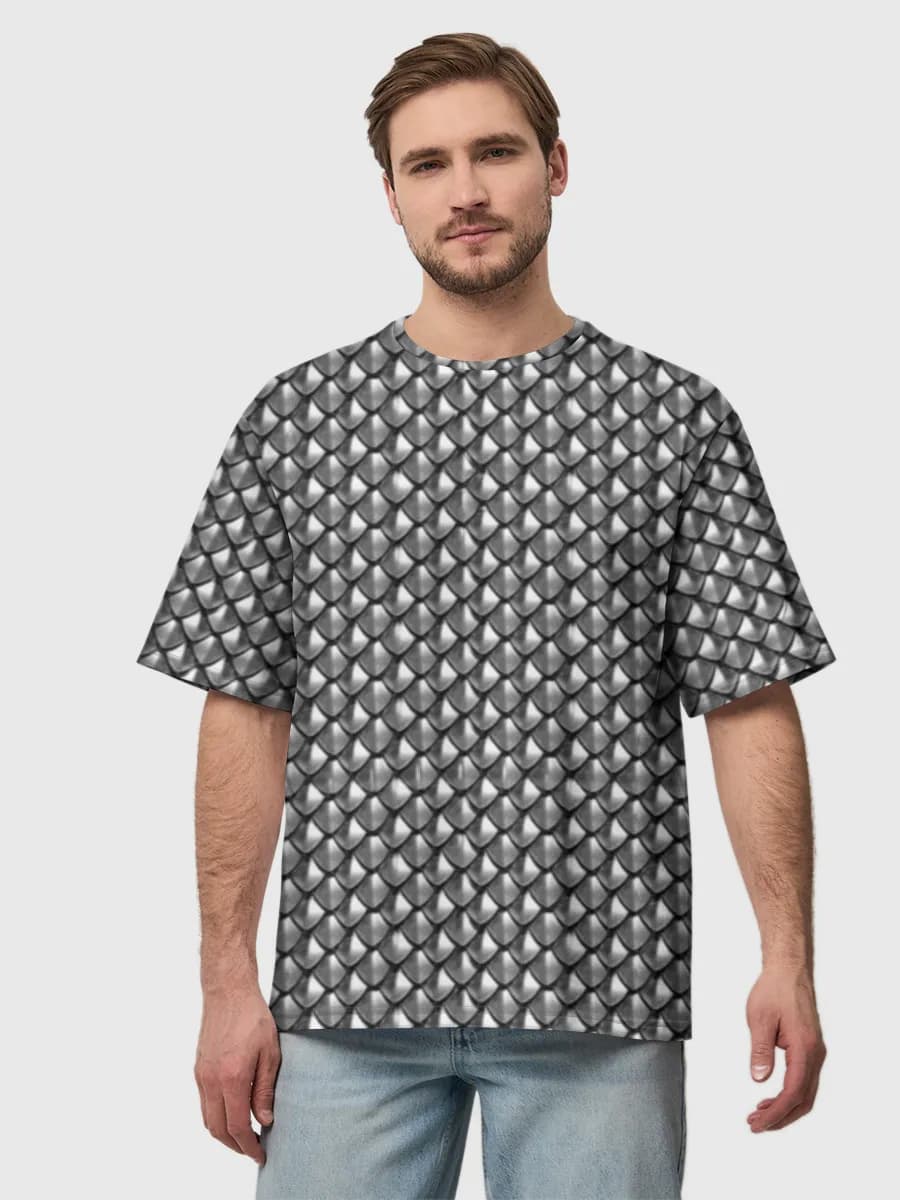 Men's oversized cotton T-shirt